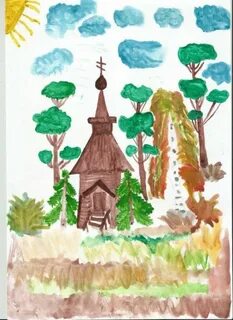 Рисунки орловского полесья