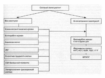 Острый холецистит по утвержденным клиническим рекомендациям
