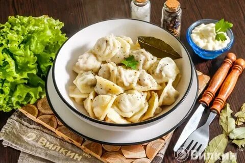 Пельмени с маслом