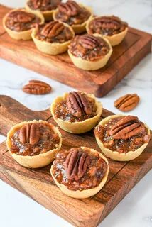 Mini Tartas Veganas de Pacanas - Ana's Way.