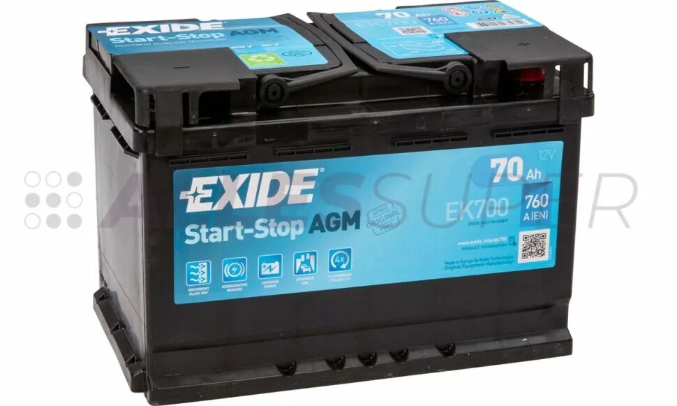 Отзывы о аккумуляторах автомобильных. Аккумуляторы Exide ek700. Exide ek700 AGM. Аккумулятор Exide AGM 70ah. Exide ek700 АГМ аккумулятор.