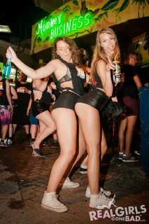 Party Girls Go Wild on Stage. 