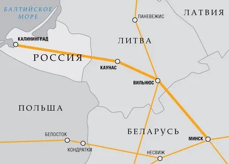 С латвией граничит только калининградская область