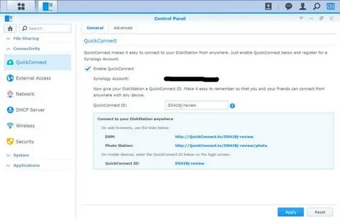 Synology quick connect