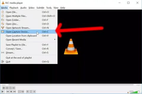 Vlc запись звука с экрана