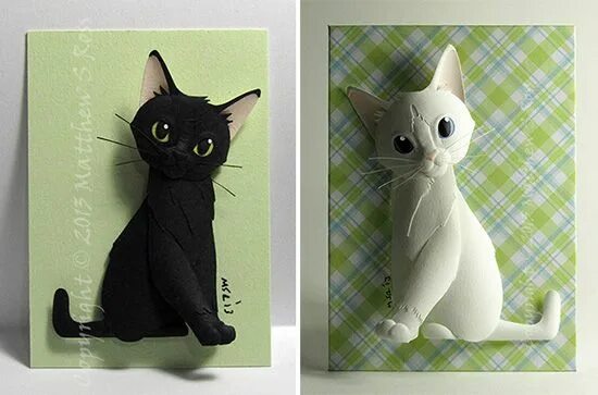 Как сделать поделку кошки