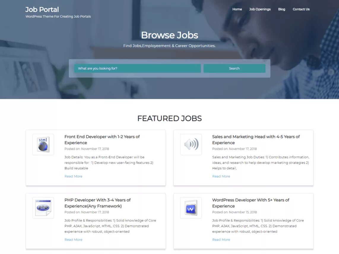 Portal html. Job portal. плагин на порталы. sales portal хоум. job portal реклама.