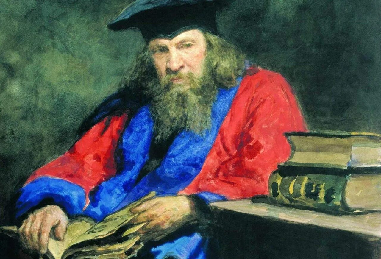 Н. Репин портрет менделеева. Д. Ярошенко. Менделеев (1834-1907).