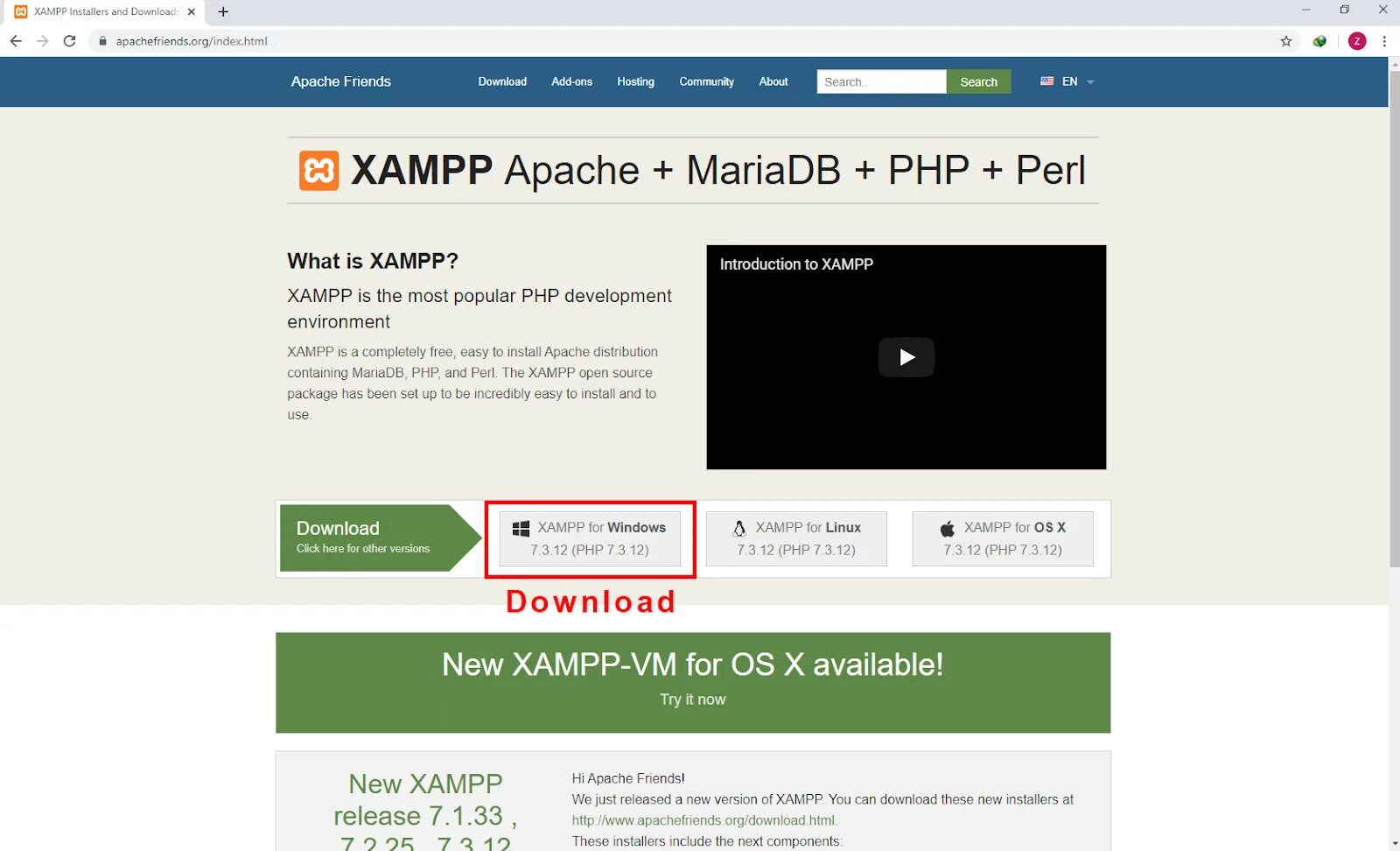 XAMPP download. XAMPP php. Perl vs php.