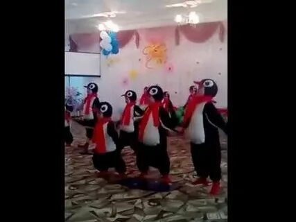 Танец пингвинов в детском саду на новый