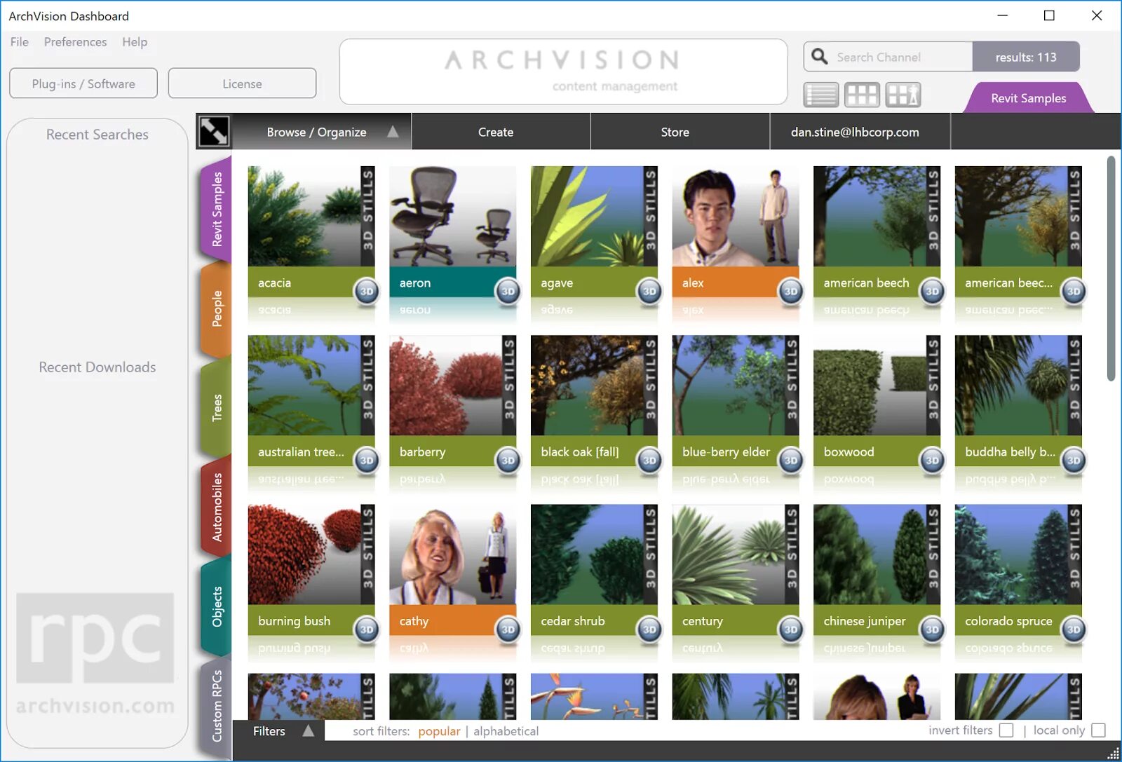 Rpc plugin. Rpc archvision модели. rpc3. archvision rpc: street clutter vol.1. archvision rpc: trees vol.8 (young deciduous - night).