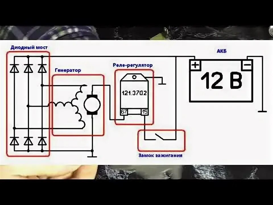 Показать схему подключения реле регулятора рр356 Генератор PD Mazda Capella VI, 2 л, 1999 года своими руками DRIVE2