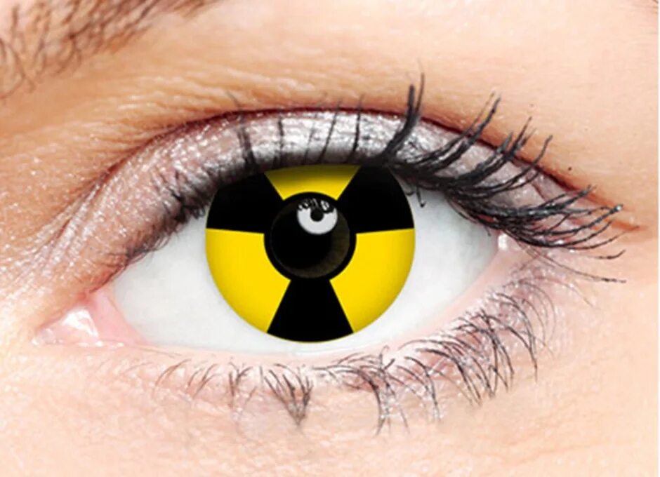 11 серию желтый глаз. Цветные линзы знак радиации. Необычные линзы. Цветные линзы для глаз. Необычные линзы для глаз.
