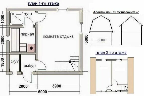 Баня с душем с туалетом проект