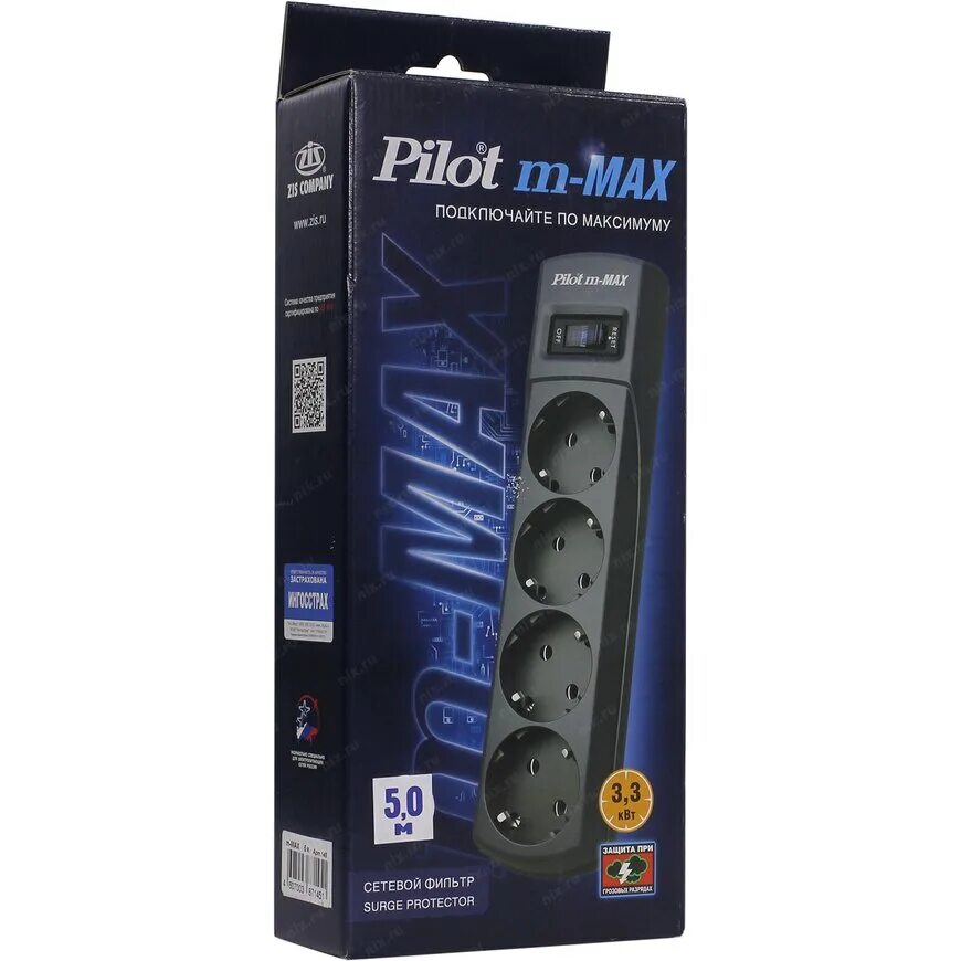 Сетевой фильтр pilot m max (4/1,8м/16а/150дж,темн. Серый). Фильтр сетевой 220в пилот line. Сетевой фильтр zis pilot m max. Zis сетевой фильтр m max 10m.