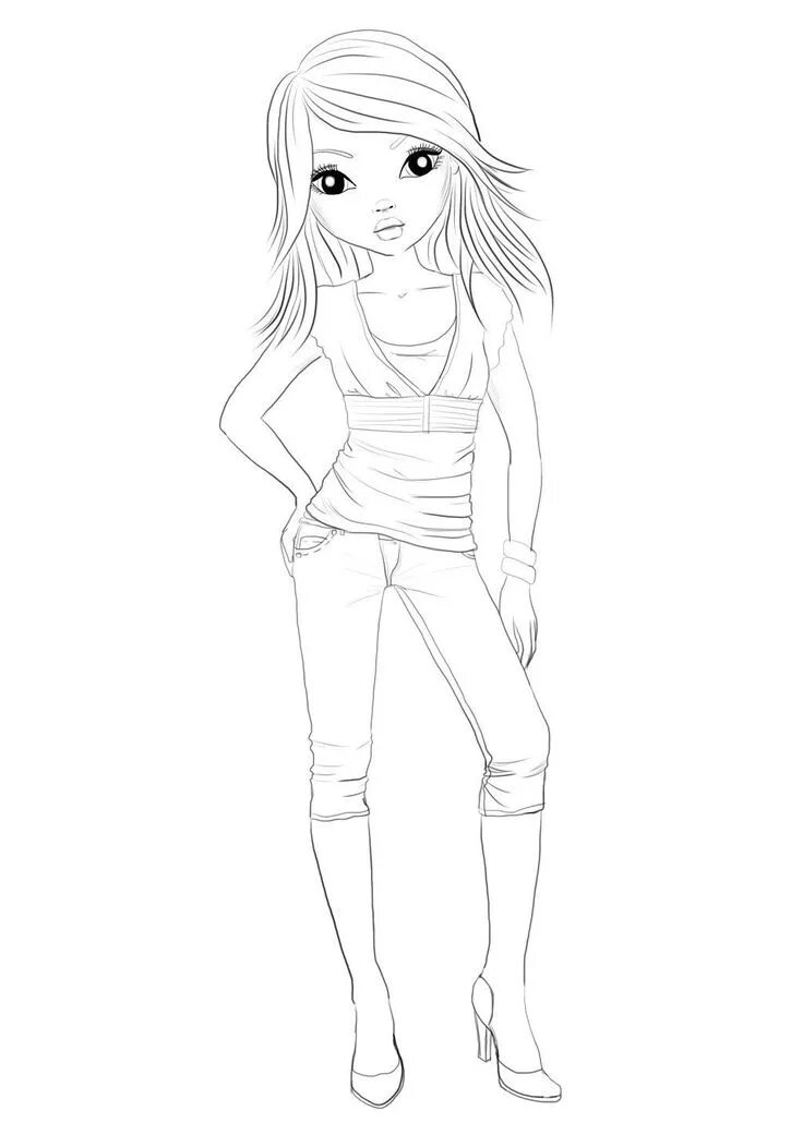 Pin de mayumi em Coloring book 3 Desenhos gratis, Colorir barbie, Desenhos