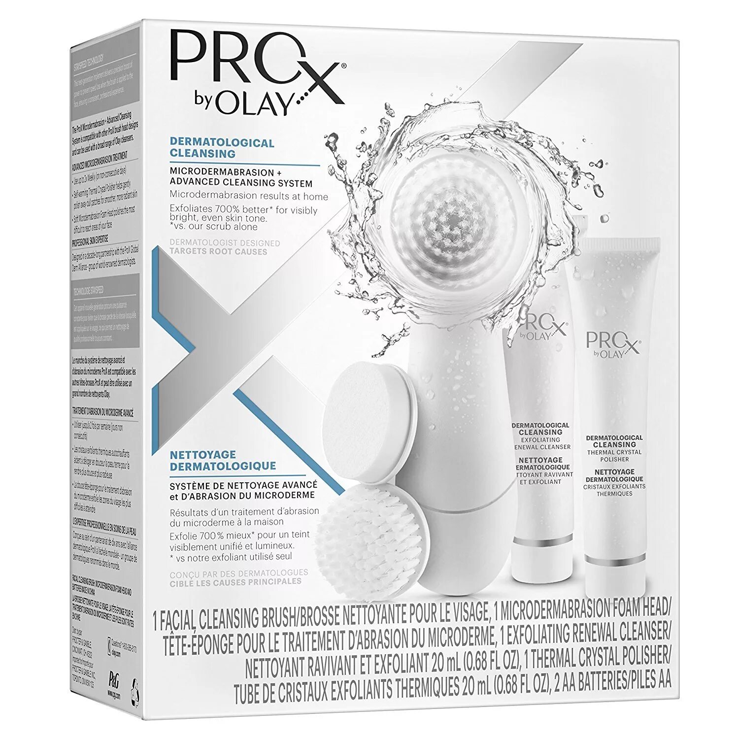 Advanced cleansing. POE Crystal Skin. PROX by olay второе поколение. Протокол проведения микродермабразии.