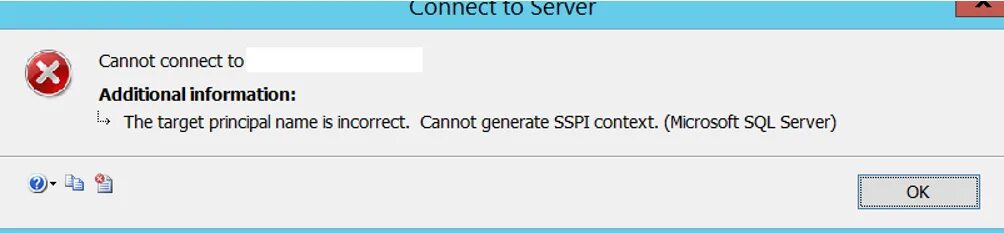 Ms sql error. Ошибка при запуске sql server management studio. cannot generate sspi context. соединение с сервером  sql 2012. ms sql ошибка входа пользователя.