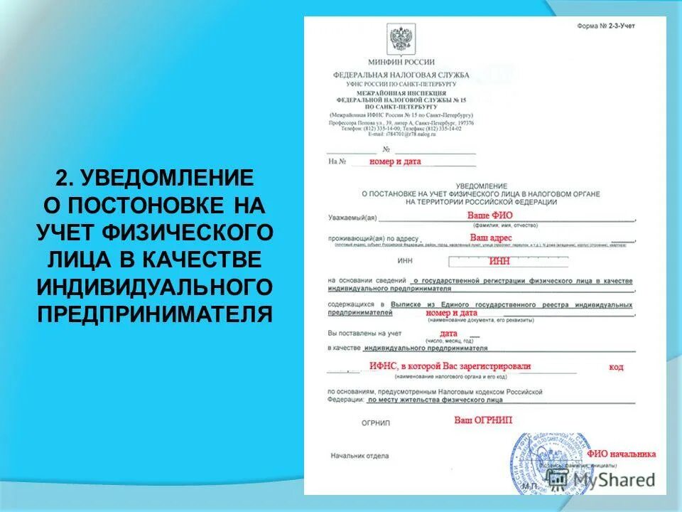 Справка о постановке на учет физического. Уведомление о постановке на учет в качестве ИП. Свидетельство из Росстата. Письмо о постановке на учет в Росстат для ИП. Уведомление о присвоении кода ОКПО.