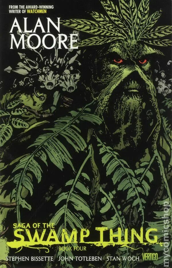 The 1 thing book. Saga of the Swamp thing. Swamp thing alan Moore.