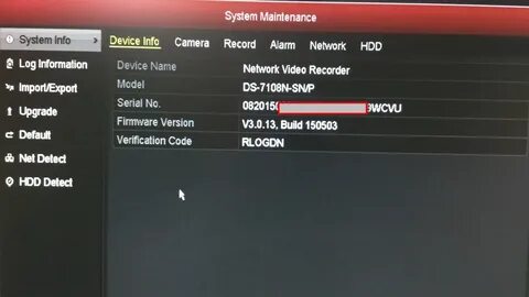 Hikvision device