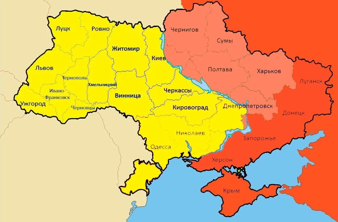 Левобережная и Правобережная Украина. Раздел Украины по Днепру карта. Карта разделения Украины. Территория Левобережной Украины. Лев берег днепра на карте