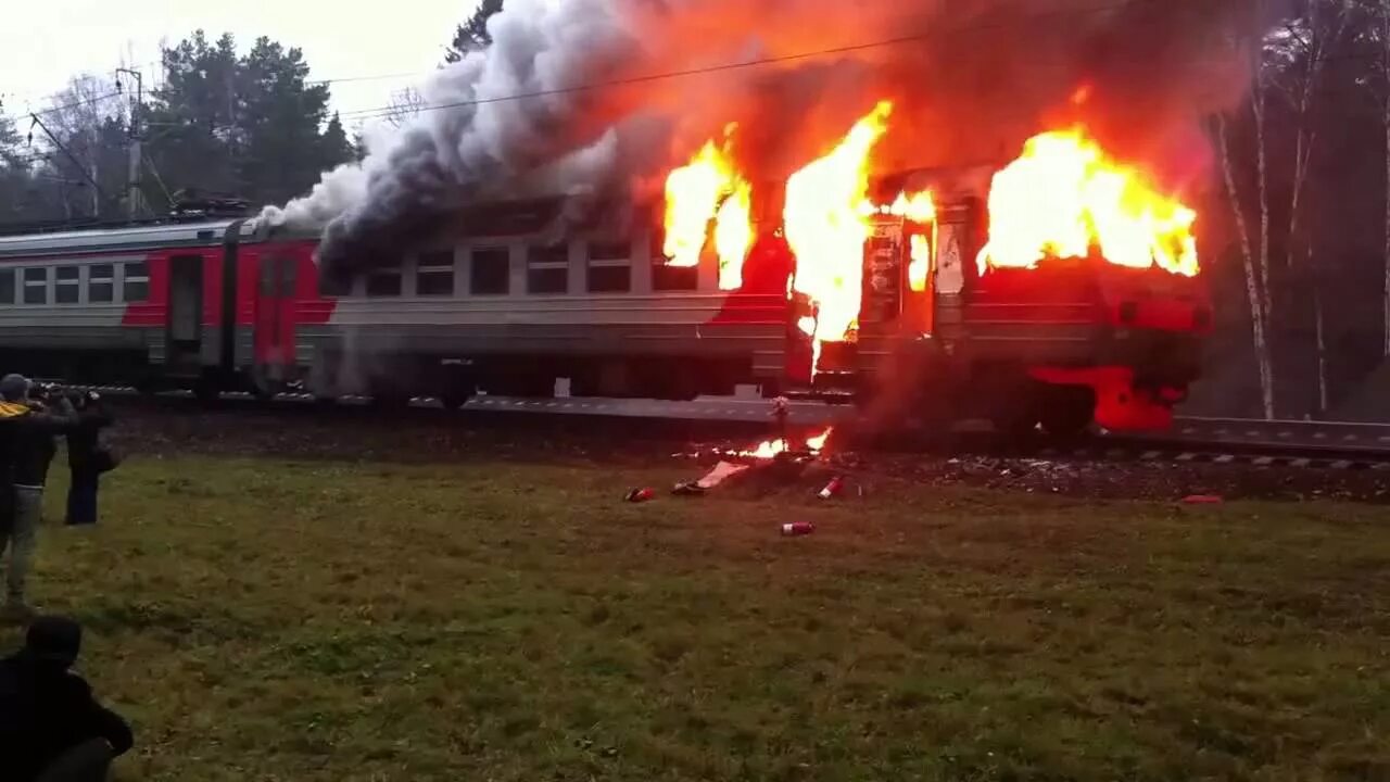 Пожар в вагоне пассажирского