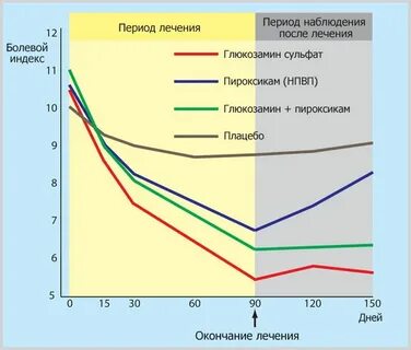 Эффективность хондропротекторов