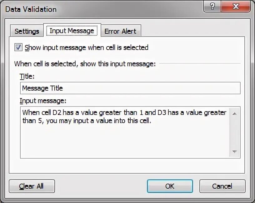 Validate inputs