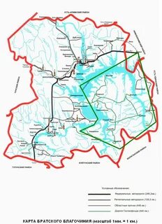 Братск центр карта