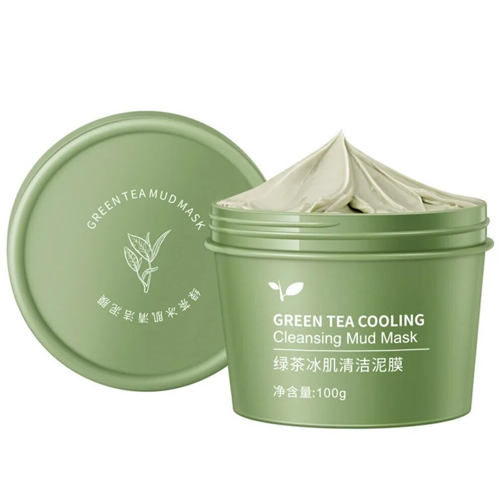 Natural Moisture Green Tea Cooling Cleansing Mud Mask. Mud Mask Green Cleansing. Natural Melody Green Tea Cooling Cleansing Mud Mask. EBUG Green Tea Cooling Cleansing Mud Mask.