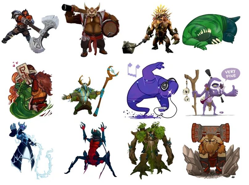 Дота 2 телеграмм. Стикер пак дота 2. наклейки dota 2. персонажи доты для печати. дота печать.
