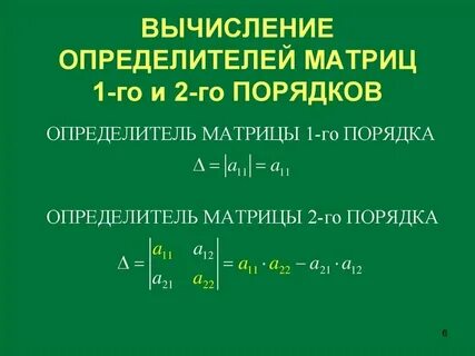 Определитель в английском
