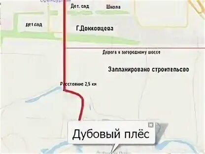 Дубовый плес оренбург на карте