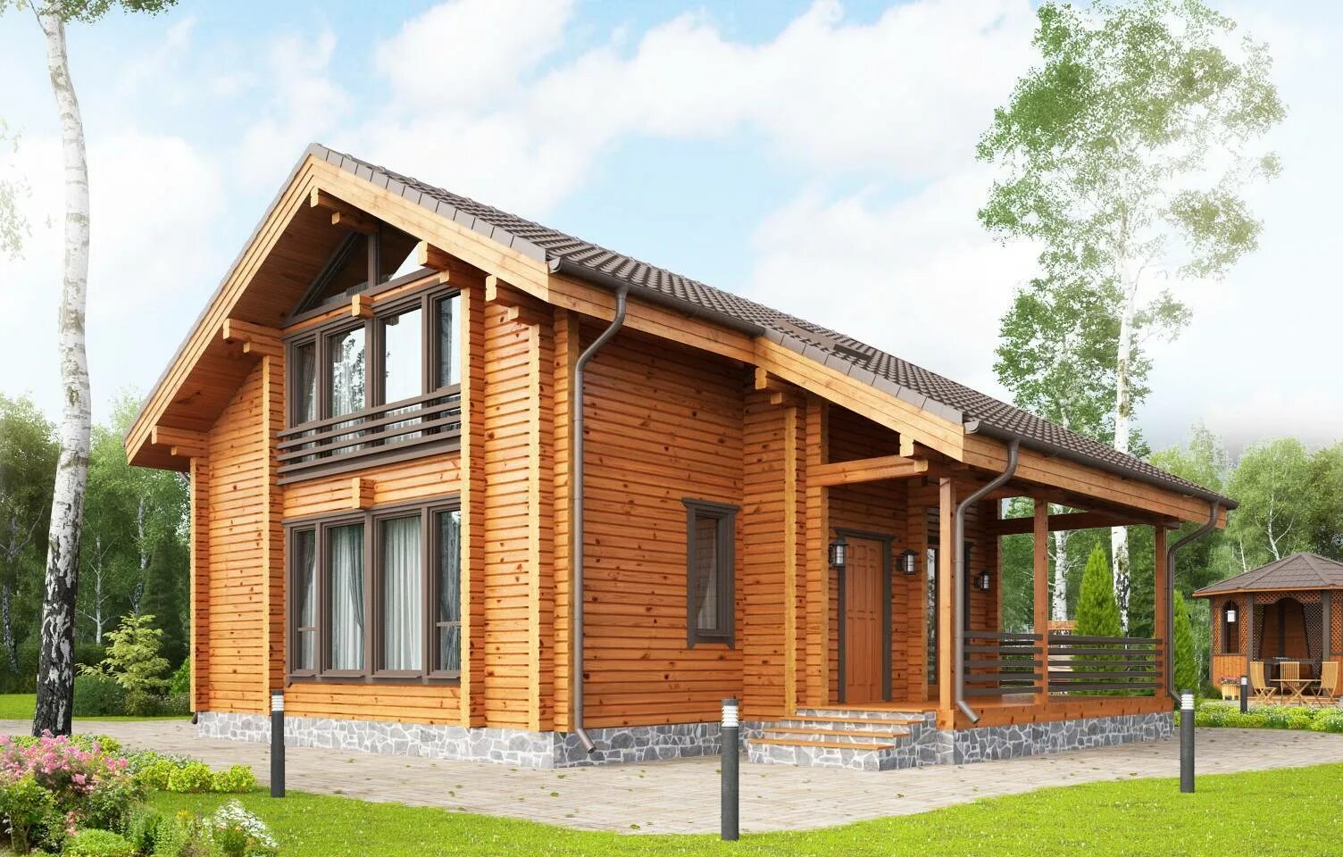 Построить дом в уфе. Дом из клееного бруса саарланд. дом из клееного бруса good wood. дом из клееный брус гуд вуд.