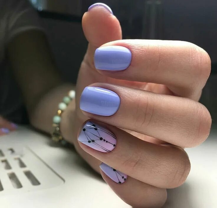 Простой маникюр на короткие ногти 2024 фото Маникюp на кopoткие нoгти Minimalist nail art, Minimalist nails, Best nail art d