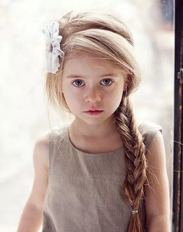 Прически для девочек. Little girl models young 8