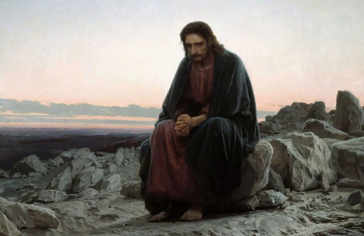 Христос в пустыне 1872 Крамской. И Н Крамской Христос в пустыне. Крамской Христос в пустыне картина оригинал.