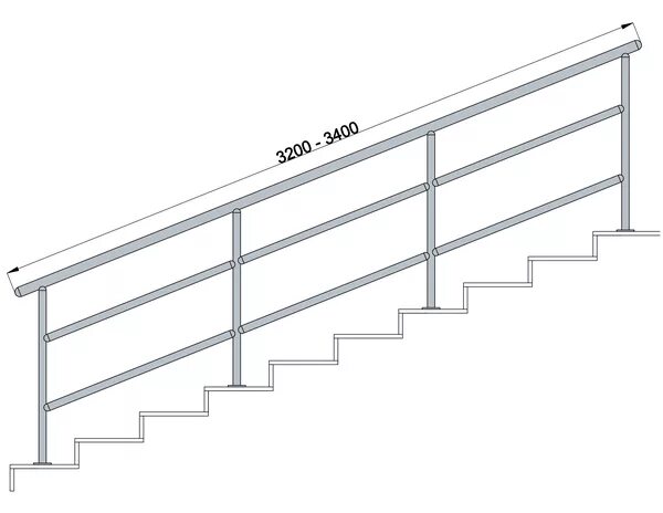 Высота перил маршевых лестниц. Высота ограждений лестничных маршей. Стандартные ограждения для лестничных маршей. Типовые ограждения лестничных маршей. Перила сборные.