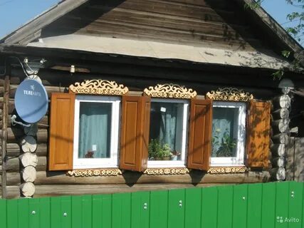 Деревянные окна в деревню