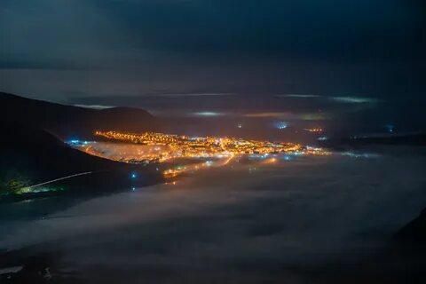Кировск ночью