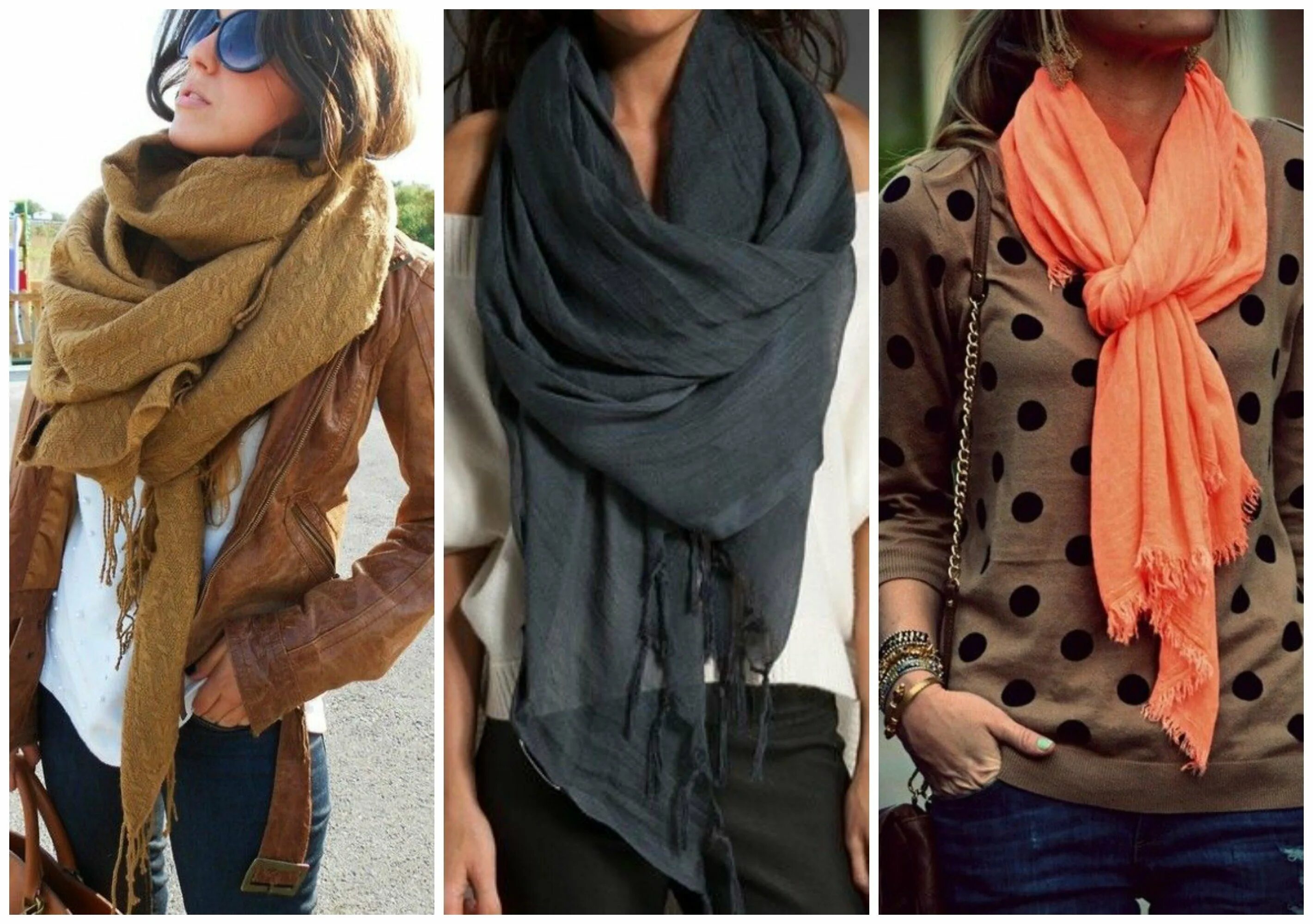 Bufanda de Moda / палантин. Модные палантины. Стильный шарф. Завязка шарфа. Как повязывать шарфы женщине