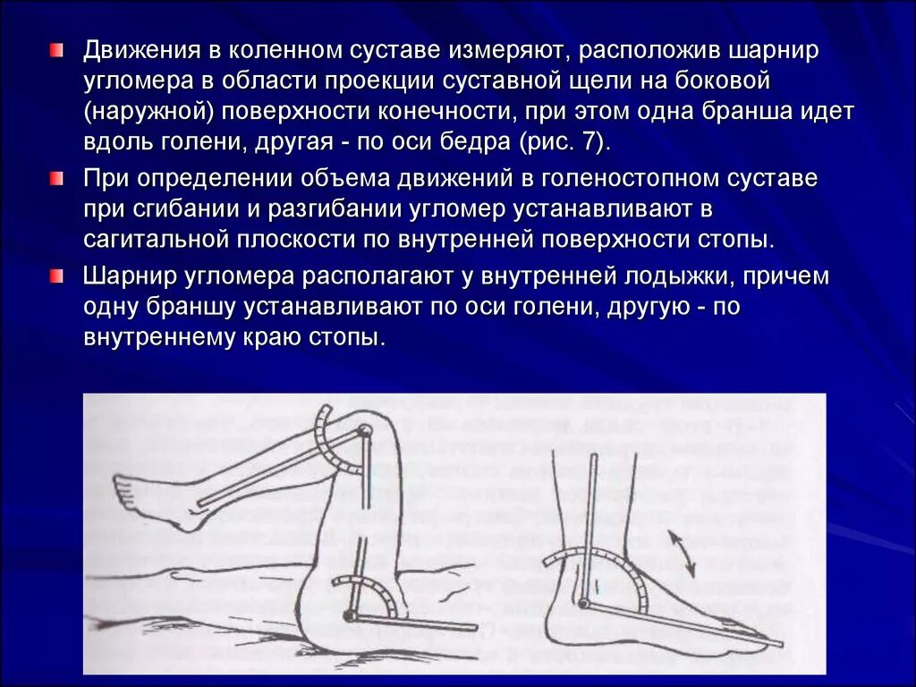 Амплитуда движений в коленном суставе. Объем движений в коленном суставе. Коленный сустав оси движения. Углы движения в голеностопном суставе.