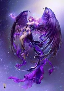 Purple angel