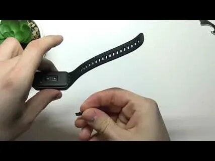 Как снять ремешок с huawei watch fit