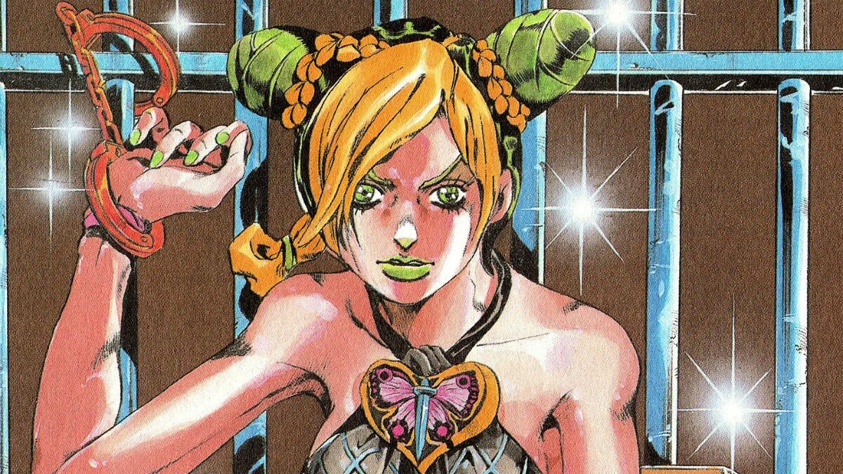 Джо джо 6. Джо джо 6 сезон джолин. джолин куджо stone ocean. джолин куджо 6. джоджо 6 часть джолин.