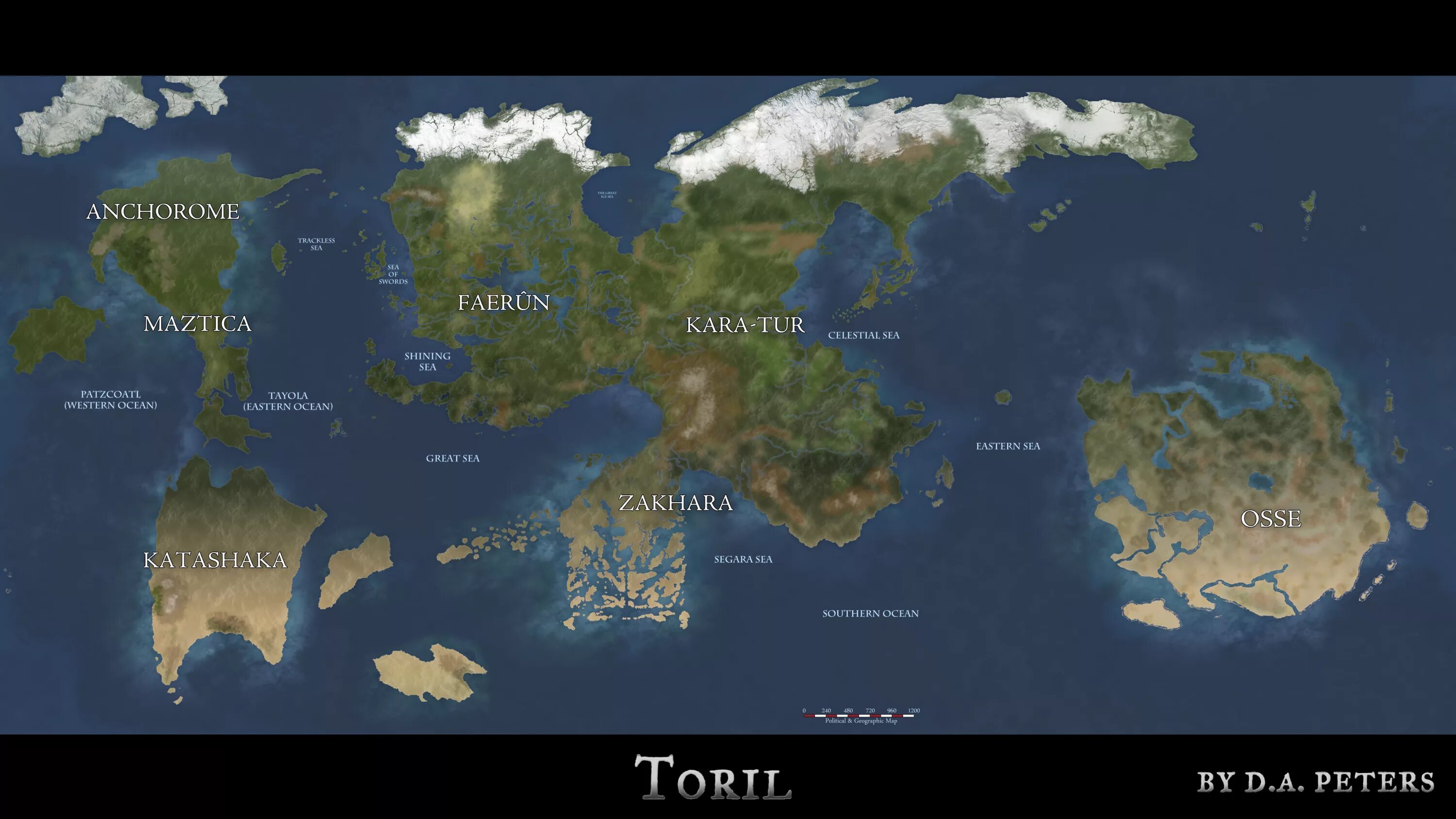Open world map
