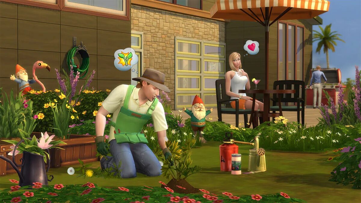 The SIMS 4. садовник. Симолеоны в симс 4. Симс 4 Садоводство. Игра вики твимс