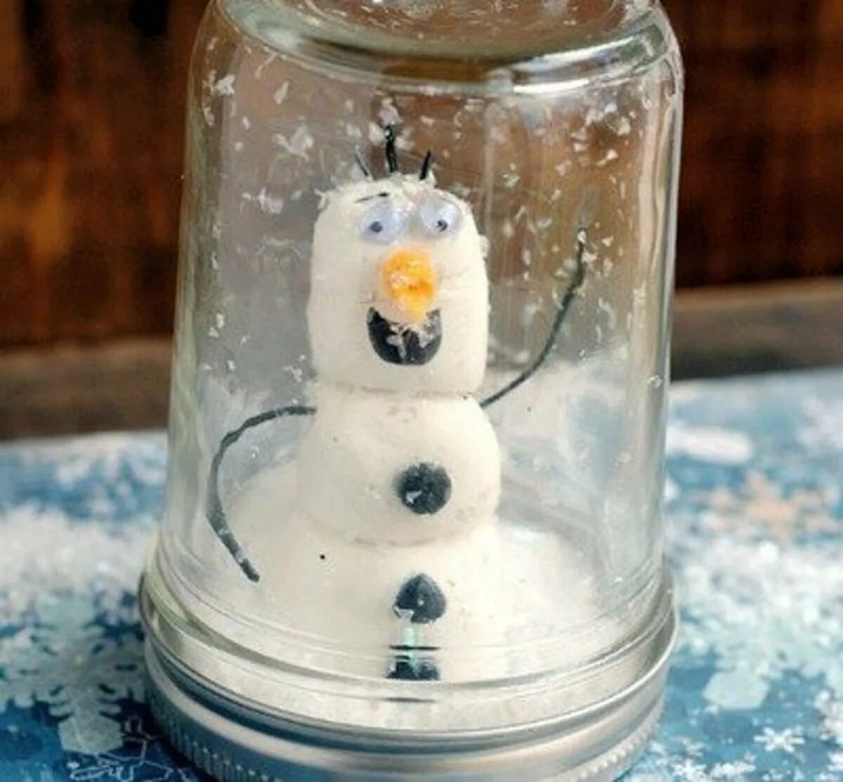 поделка снеговик в банке. снеговик в банке с глицерином. снеговик в банке со снегом. снеговик в банке своими руками. поделка снеговик в банке.