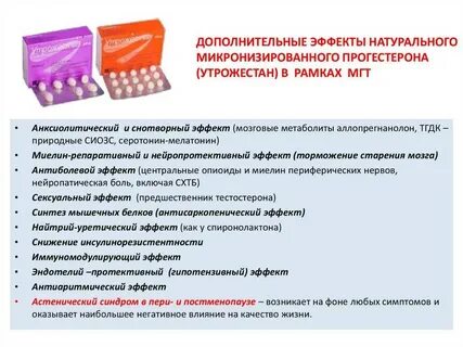 Утрожестан при климаксе